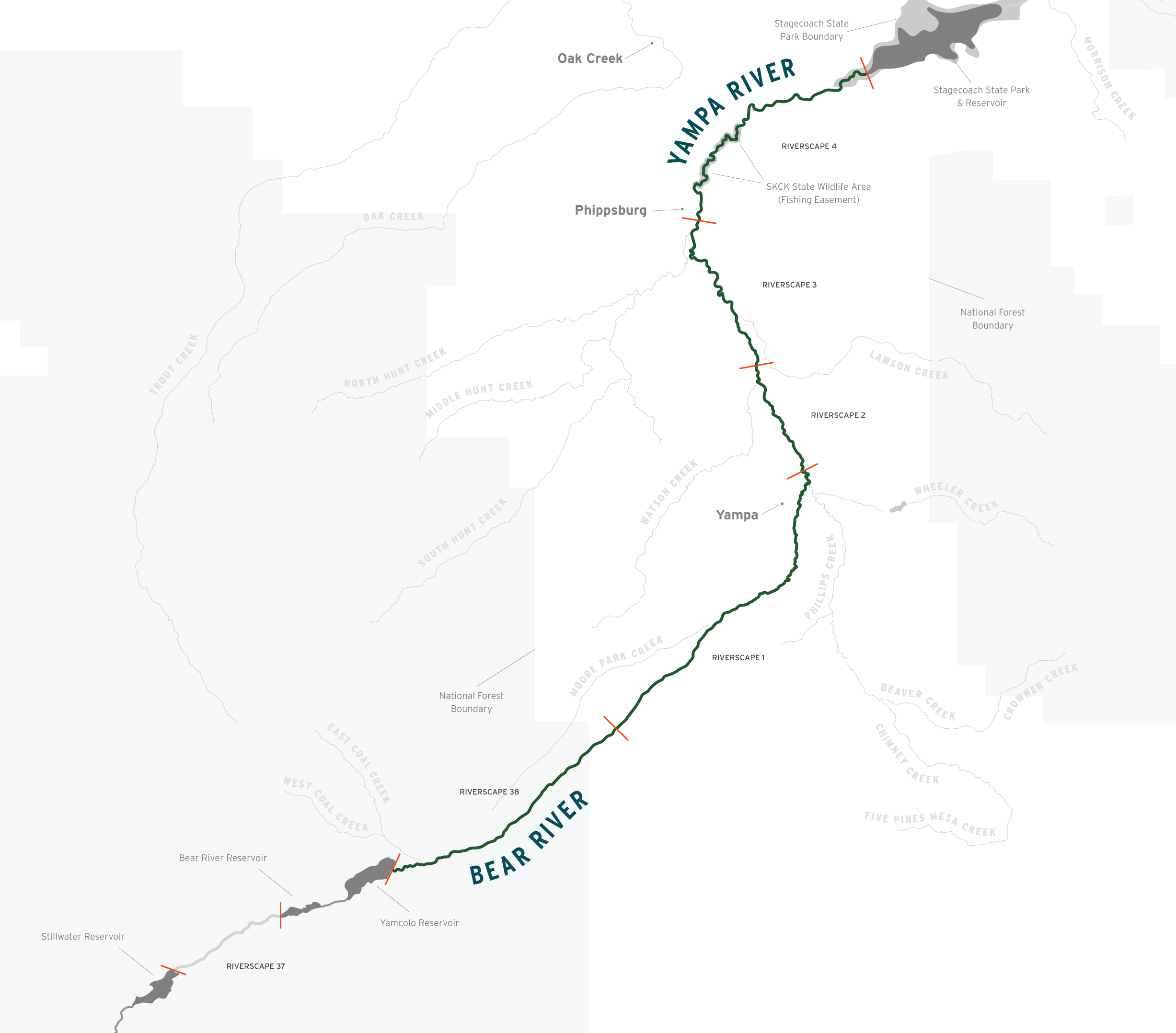 Upper job growth riverscape scores