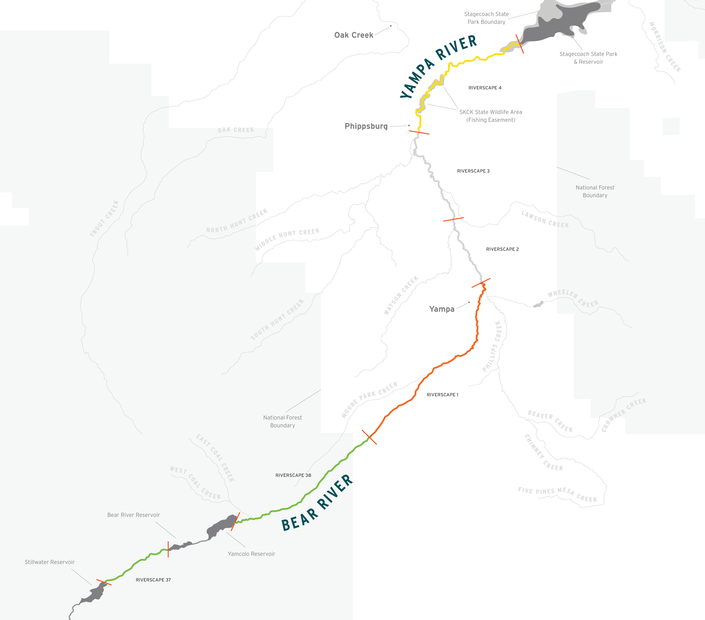 Upper Public Access riverscape score